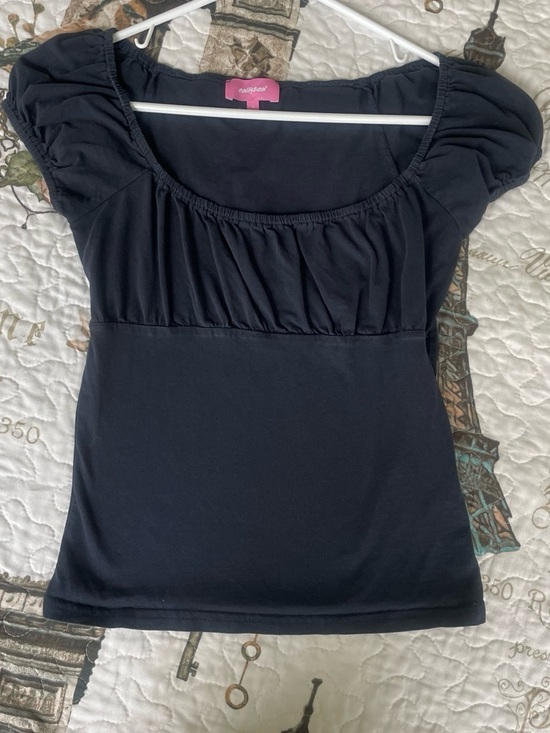 Edikted Tops - Edikted dark blue babydoll top